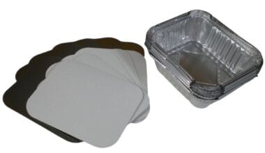 Ταψιά αλουμινίου μίας χρήσης No. 128 με καπάκι 10 τεμ.