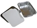 Ταψιά αλουμινίου μίας χρήσης No. 204 με καπάκι 3 τεμ.