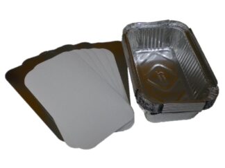 Ταψιά αλουμινίου μίας χρήσης No. 220 με καπάκι 10 τεμ.