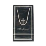 Τσαντάκι μνημοσύνου με κορδόνι μαύρο-μπλε 10 τεμ.