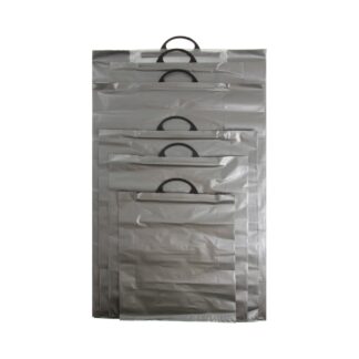 Τσάντες πλαστικές χεράκι ασημί 5 κιλά