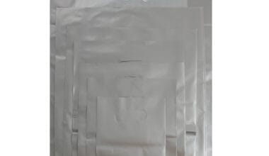 Τσάντες πλαστικές χούφτα ασημί 5 κιλά