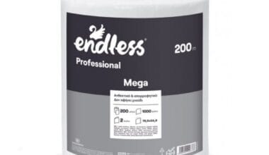 Χαρτί κουζίνας Endless Mega ρολό 200 μ. - 1.940 γρ.