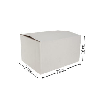 Χαρτοκιβώτια λευκά 3φ 20 τεμ.