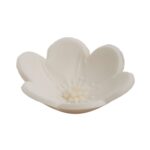 Ζαχαρωτό διακοσμητικό για δίσκους μνημοσύνου ανθάκι λευκό 1 τεμ. - Image 2