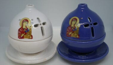 Καντήλι πήλινο σφαιρικό μικρό 1 τεμ. (18902)