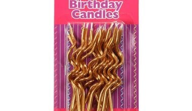 Κεριά γενεθλίων Culpitt κυματιστά 8 εκ. χρωματιστά 20 τεμ.