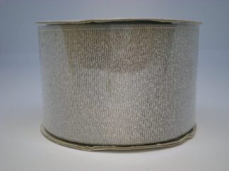 Κορδέλα διακοσμητική μεταλλιζέ ασημένια 47mm 10 μ.