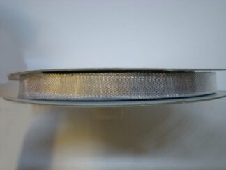 Κορδέλα διακοσμητική μεταλλιζέ ασημί 6,5mm 30 μ.