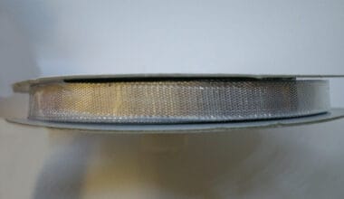 Κορδέλα διακοσμητική μεταλλιζέ ασημί 6,5mm 30 μ.