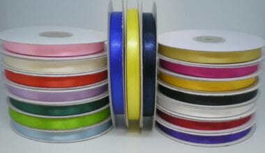 Κορδέλα διακοσμητική σατινέ χρωματιστή 10mm 50μ.