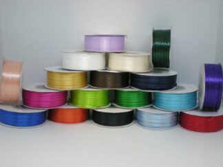 Κορδέλα διακοσμητική σατινέ χρωματιστή 3mm 100μ.