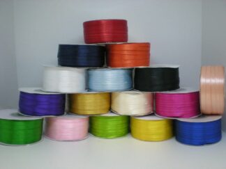 Κορδέλα διακοσμητική σατινέ χρωματιστή 6mm 100μ.