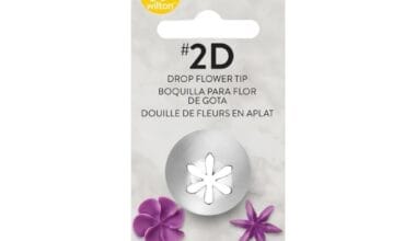 Κορνέ μύτη μεταλλική λουλούδι Wilton 1 τεμ.