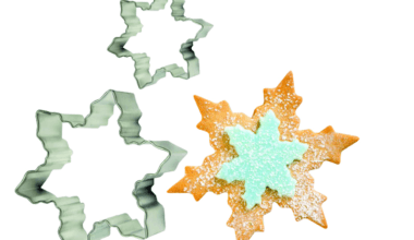 Κουπάτ μεταλλικό PME χιονονιφάδα σετ 2 τεμ. (028.02.359)