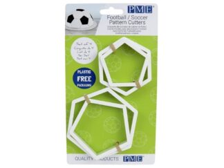 Κουπάτ πλαστικό PME FB49 για τούρτα-μπάλα ποδοσφαίρου σετ 4 τεμ. (018.04.355)