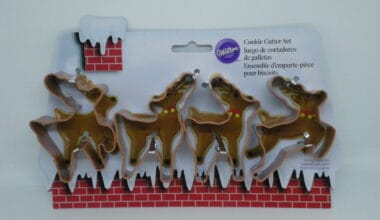 Κουπάτ μεταλλικό Wilton τάρανδοι 4 τεμ. (028.02.200)