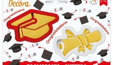 Κουπάτ πλαστικό Decora αποφοίτηση σετ 2 τεμ. (018.80.154)