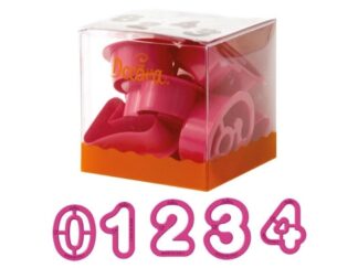 Κουπάτ πλαστικό Decora αριθμοί σετ 10 τεμ.