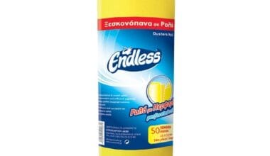 Ξεσκονόπανα σε ρολό “βετέξ” περφορέ Endless Dusters Roll 50 φύλλα