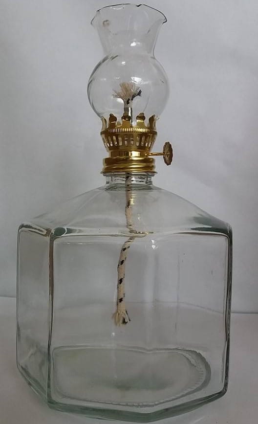 lampa-parafinelaiou-gigas(900ml-12day)oktagonh-1tem Λάμπα παραφινελαίου γίγας (900ml) οκτάγωνη 1 τεμ. - Image 1