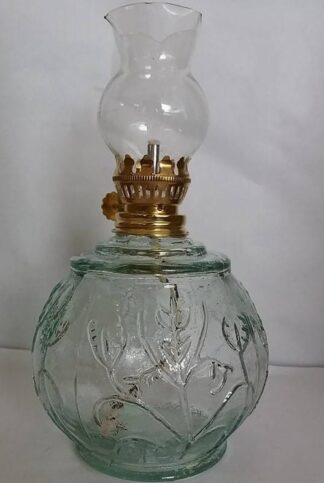 Λάμπα παραφινελαίου μεγάλη (500ml) σφαιρική ανάγλυφη 1 τεμ.