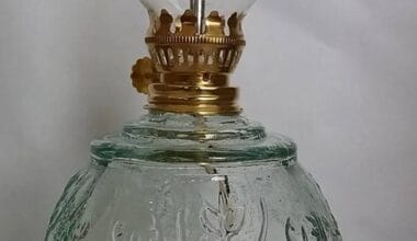 Λάμπα παραφινελαίου μεγάλη (500ml) σφαιρική ανάγλυφη 1 τεμ.