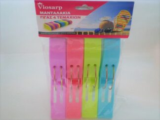 Μανταλάκια γίγας Viosarp 4 τεμ.