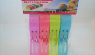 Μανταλάκια γίγας Viosarp 4 τεμ.