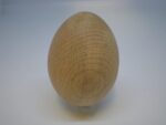 Πασχαλινό αβγό ξύλινο άβαφο 1 τεμ. - Image 2