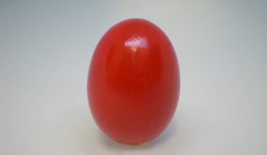 Πασχαλινό αβγό ξύλινο κόκκινο 1 τεμ.