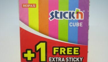 Post-it Stick'N Notes τετράγωνο χρωματιστό (75x75)mm 320 φύλλα