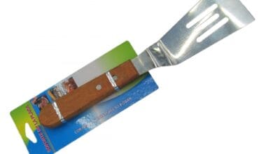 Σπάτουλα τρυπητή με ξύλινη λαβή AGC 1 τεμ. (00101368)