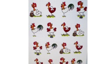 Χαλκομανίες νερού CHICKENS01