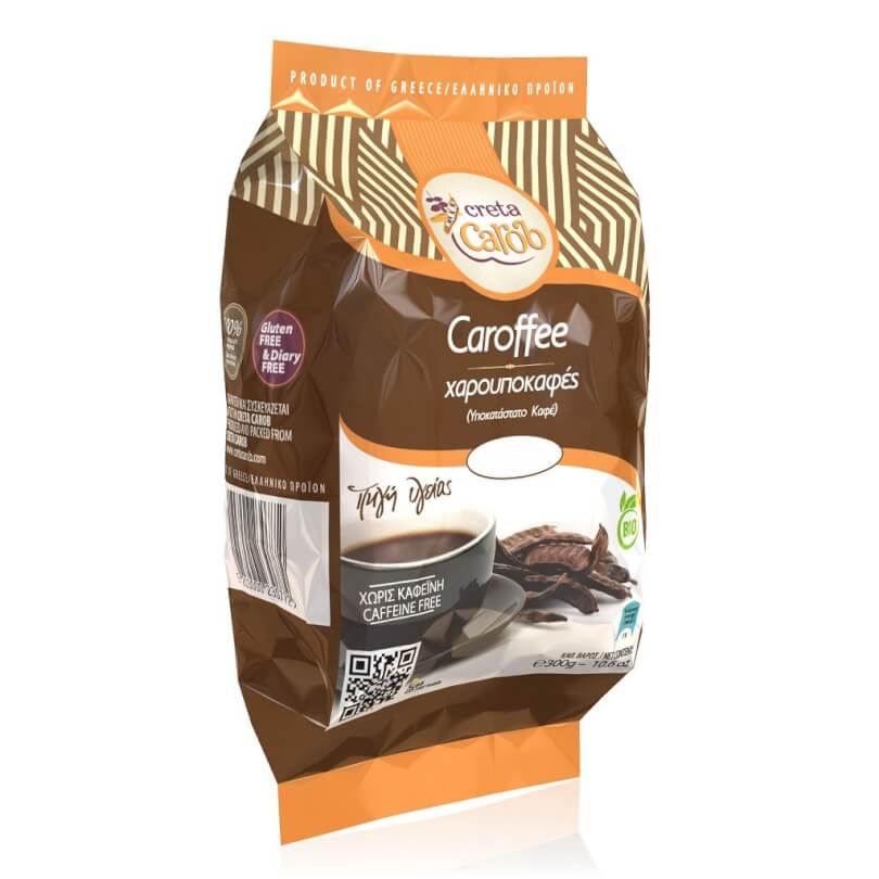 xaroupokafes-creta-carob-300g-new Χαρουποκαφές Creta Carob 300 γρ. (χωρίς γλουτένη) - Image 1