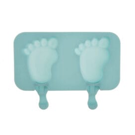 Φόρμα σιλικόνης για παγωτό ξυλάκι 2 θέσεων πατούσες (65035) - Image 4