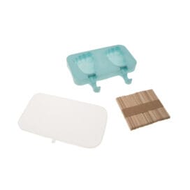 Φόρμα σιλικόνης για παγωτό ξυλάκι 2 θέσεων πατούσες (65035) - Image 2