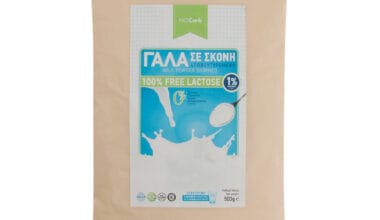 Γάλα 1% (άπαχο) σκόνη χωρίς λακτόζη No Carb 500 γρ. (χωρίς γλουτένη)