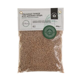 Τραχανάς Νικέζη από δίκκοκο σιτάρι ολικής άλεσης γλυκός νηστίσιμος 400 γρ.