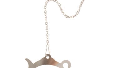 Κούμπωμα εμβαπτιζομένου φακέλου για τσάι inox (00723) 1 τεμ.