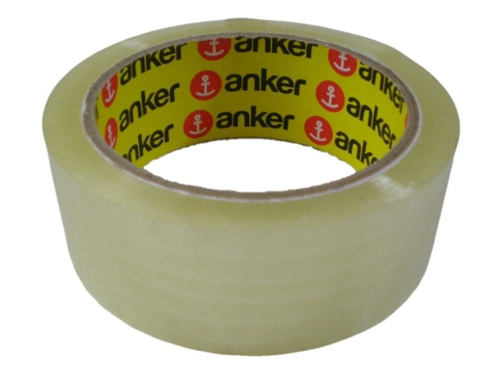 tainia-plastikh-36mm-pp-a8orybh-anker-60m-1tem-diafano Ταινία πλαστική 36mm PP-αθόρυβη Anker 60 μ. 1 τεμ. - Image 1