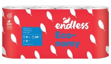 Χαρτί υγείας Endless Economy 2φυλλο 8 τεμ.