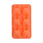 Φόρμα σιλικόνης κουνελάκια 6 θέσεων (089)