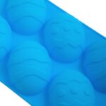 Φόρμα σιλικόνης Πασχαλινά αβγά 6 θέσεων (070) - Image 2