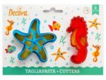 Κουπάτ πλαστικό Decora αστερίας-ιππόκαμπος σετ 2 τεμ. (018.07.320)