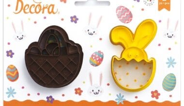 Κουπάτ πλαστικό Decora καλαθάκι-κουνελάκι σετ 2 τεμ. (018.28.202)