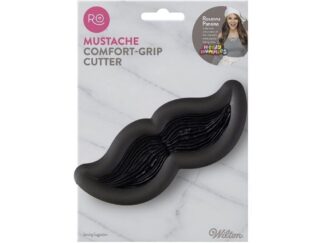 Κουπάτ πλαστικό Wilton με λάστιχο μουστάκι 1 τεμ. (018.70.011)