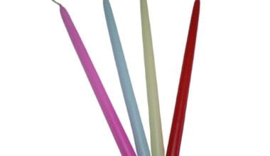 Λαμπάδα κλασική χρωματιστή μεγάλη 1 τεμ.