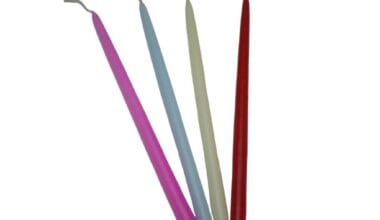 Λαμπάδα κλασική χρωματιστή μικρή 1 τεμ.