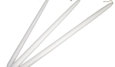 Λαμπάδα λευκή κλασική